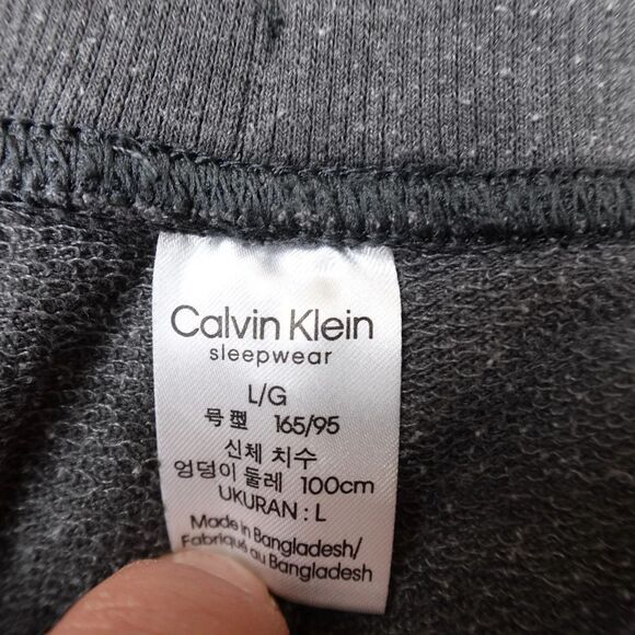 Calvin Klein Pants Women's L Gray Sleepware Drawstring Jogger Sweatpants - Picture 4 of 6